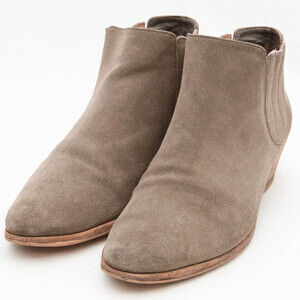 Joie Tan Suede Barlow Ankle Boots Booties Size 39 US 9